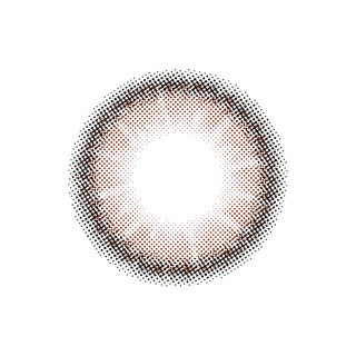 EyeCandys Topards 1-Day Pearl Cats Eye (10pk) prescription colored contact lens design featuring warm beige haze, light brown base, soft blurred outer edge, natural two-tone Korean daily disposable contact lens pattern