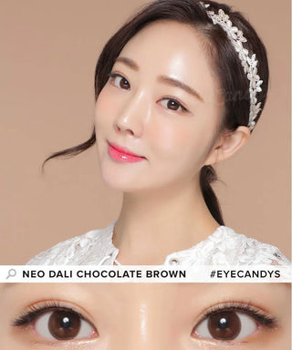 NEO Dali Chocolate Brown (Custom Toric) Color Contacts for Astigmatism - EyeCandys