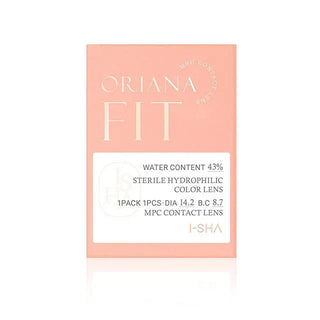 i-Sha Oriana Fit Royal Brown Colored Contacts Circle Lenses - EyeCandys