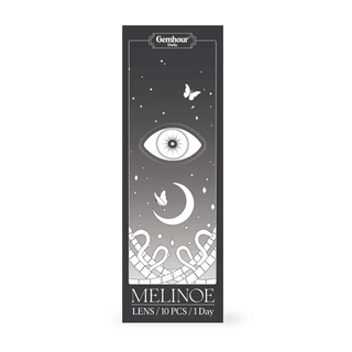 Eyecandys Melinoe 1-Day Beige Blue box on a white background. 