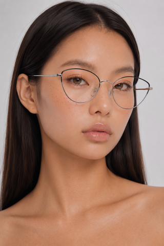 EyeCandys Madame Cat Eye Black sunglasses model shot featuring elegant black cat-eye sunglasses with UV protection, trendy women's fashion eyewear, designer-inspired shades for everyday wear, summer outfits, vacation, luxury fashion, and street style.