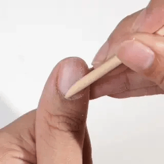 Preparation process before applying EyeCandys press-on nails showing nail cleaning, cuticle prep, buffing, adhesive application, and step-by-step manicure setup for long-lasting wear