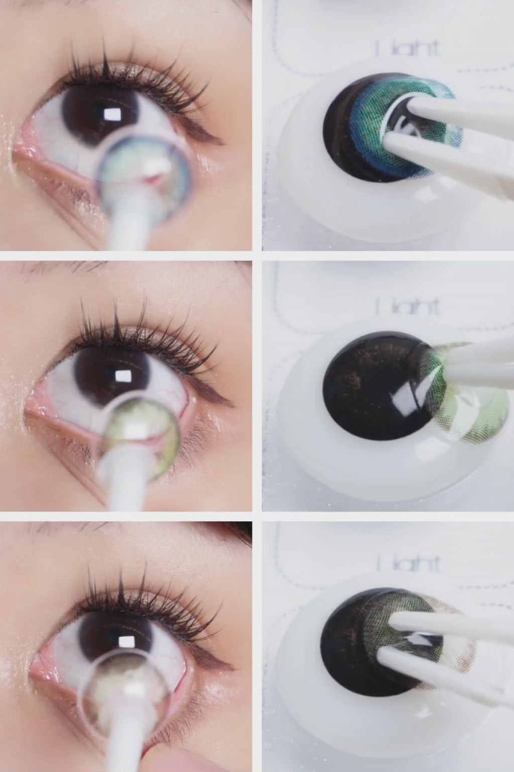 Video showcasing a variety of EyeCandys color contact lenses, including close-ups of different colored contacts like blue, green, and hazel. Watch the stunning transformation and vivid enhancement of eye colors with our high-quality coloured contact lenses.