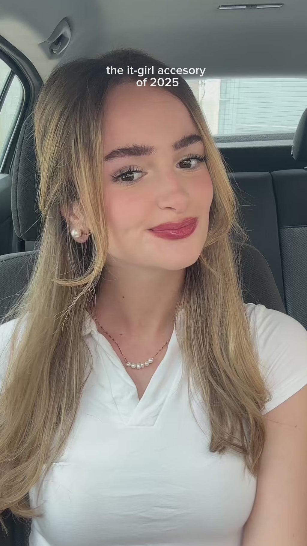 The IT girl of 2025 wearing different EyeCandys prescription glasses in car – stylish eyewear with blue light blocking, Zeiss HMC lenses, photochromic transition lenses, and polarized sunglasses
