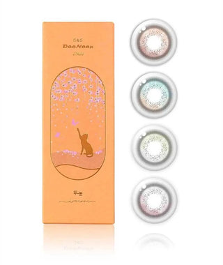 DooNoon Jinju Shell 1-Day Burgundy (10pk) Colored Contacts Circle Lenses - EyeCandys
